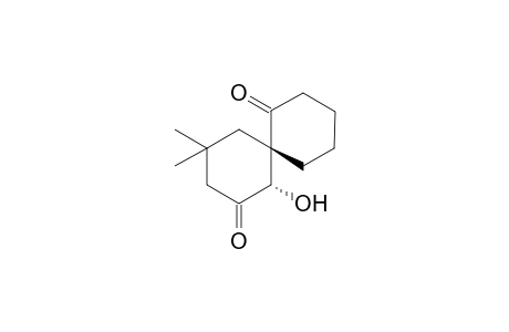 (6S,7S)-7-hydroxy-10,10-dimethylspiro[5.5]undecane-1,8-dione