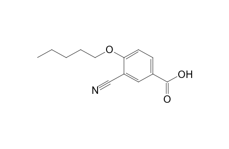 Benzoic acid, 3-cyano-4-(pentyloxy)-