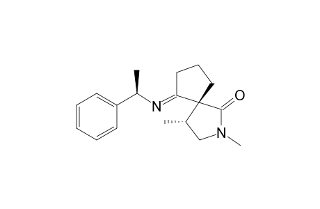 (-)-(4R,5R)-2,4-Dimethyl-6-[(R)-(1-phenylethyl)imino]-2-azaspiro[4.4]nonan-1-one