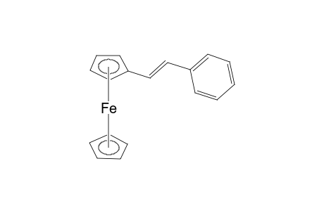 beta-Ferrocenylstyrene (trans)