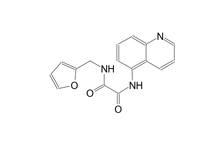 N~1~-(2-furylmethyl)-N~2~-(5-quinolinyl)ethanediamide