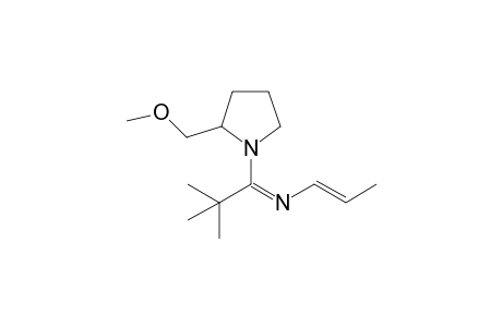 1-(t-Butyl)-1-[2'-(methoxymethyl)pyrrolidino]-2-aza-1,3-pentadiene
