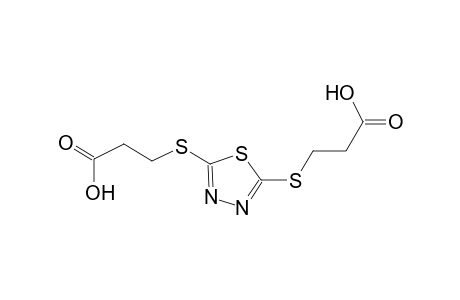 3-({5-[(2-carboxyethyl)sulfanyl]-1,3,4-thiadiazol-2-yl}sulfanyl)propanoic acid