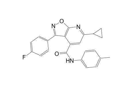 isoxazolo[5,4-b]pyridine-4-carboxamide, 6-cyclopropyl-3-(4-fluorophenyl)-N-(4-methylphenyl)-