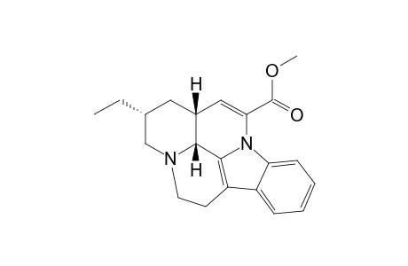 METHYL-2-ALPHA-ETHYL-2,3,5,6,13A-BETA,13B-BETA-HEXAHYDRO-1H-INDOLO-[3,2,1-DE]-PYRIDO-[3,2,1-IJ]-[1,5]-NAPHTHYRIDINE-12-CARBOXYLATE;(+/-)-APOTALAMINE