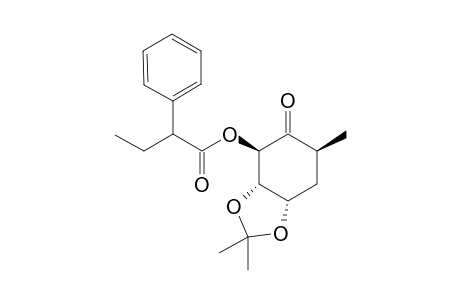 4,5-O-Isopropylidene-6-[(2RS)-2'-phenylbutyryl]-gabosine F