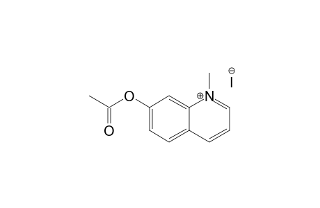 7-Acetoxy-N-methylquinolinium iodide