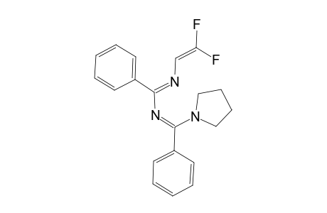 N-(2,2-Difluorovinyl)-N'-[(phenyl)(pyrrolidin-1-yl)methylene]benzamidine