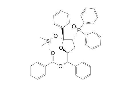 (1'S,2R,3R.5S)-3-Diphenylphosphinoyl-5-[phenyl(benzoyloxy)methyl]-2-phenyl-2-trimethylsilyloxytetrahydrofuran