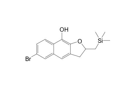 6-Bromo-2,3-dihydro-9-hydroxy-2-[(trimethylsilyl)methyl]naphtho[2,3-b]furan