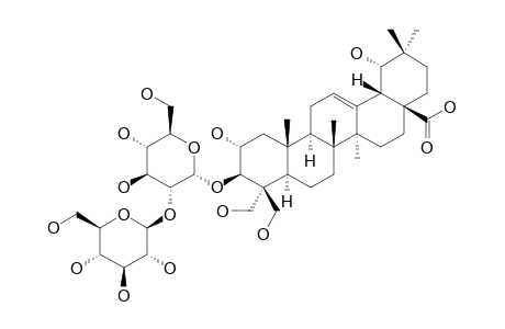 PTELEOPSOSIDE;BELLERICAGENIN-B-3-O-[BETA-D-GLUCOPYRANOSYL-(1->2)-ALPHA-D-GLUCOPYRANOSIDE