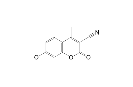 7-hydroxy-2-keto-4-methyl-chromene-3-carbonitrile