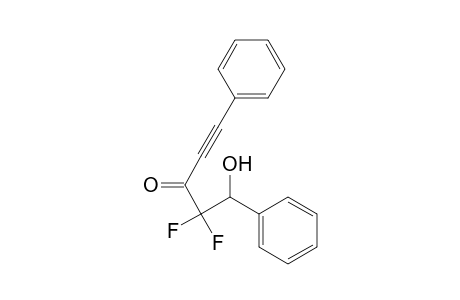 4,4-bis(fluoranyl)-5-oxidanyl-1,5-diphenyl-pent-1-yn-3-one