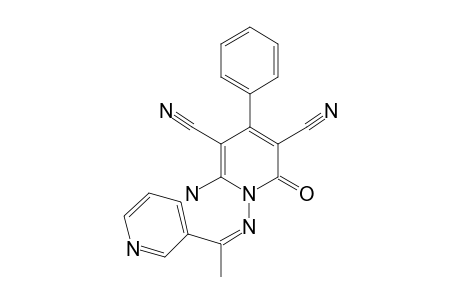 1-(1-PHENYLETHYLIDENEAMINO)-6-AMINO-1,2-DIHYDRO-2-HYDROXY-4-PHENYLPYRIDINE-3,5-DICARBONITRILE