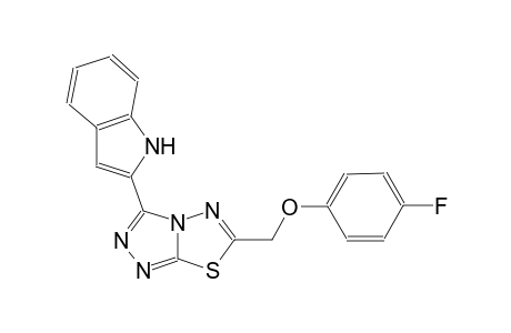 1H-indole, 2-[6-[(4-fluorophenoxy)methyl][1,2,4]triazolo[3,4-b][1,3,4]thiadiazol-3-yl]-