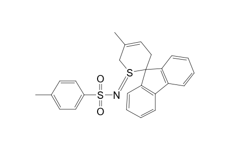 3',6'-Dihydro-5'-methyl-1'-tosyliminospiro(fluorene-9,2'-thiopyran)