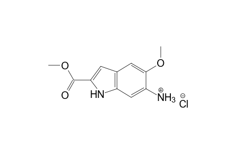1H-Indole-2-carboxylic acid, 6-amino-5-methoxy-, methyl ester, hydrochloride