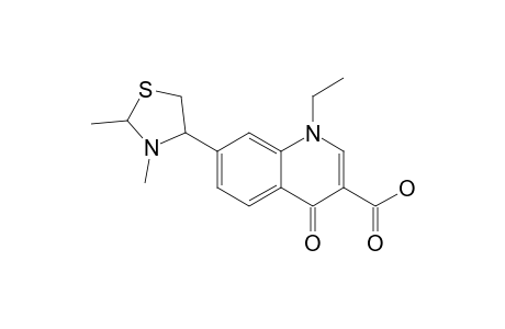 7-(2,3-DIMETHYL-4-IMIDAZOLIDINYL)-1-ETHYL-1,4-DIHYDRO-4-OXOQUINOLINE-3-CARBOXYLIC-ACID;ISOMER-#1
