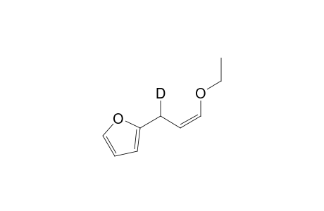 Z-3-Deuterio-1-ethoxy-3-(2-furyl)-1-propene