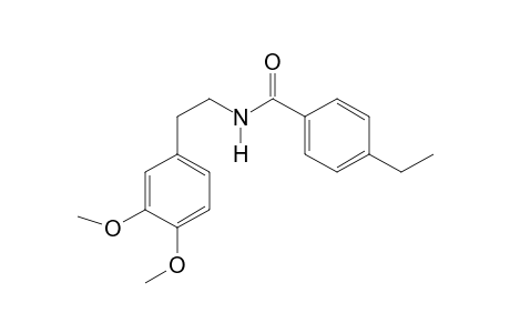 N-[2-(3,4-Dimethoxyphenyl)ethyl]-4-ethylbenzamide