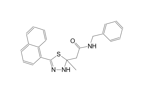 1,3,4-thiadiazole-2-acetamide, 2,3-dihydro-2-methyl-5-(1-naphthalenyl)-N-(phenylmethyl)-