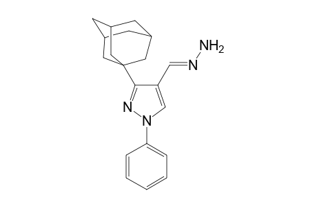 Pyrazole-4-carboxaldehyde, 3-(1-adamantyl)-1-phenyl-, hydrazone