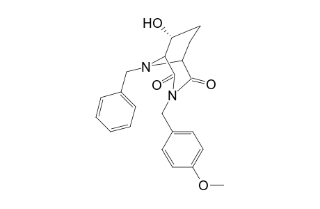 (1RS,5SR,6R)-9-Benzyl-6-hydroxy-3-(4-methoxybenzyl)-3,9-diazabicyclo[3.3.1]nonane-2,4-dione