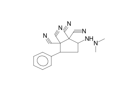 3-(2,2-DIMETHYLHYDRAZINO)-1,1,2,2-TETRACYANO-5-PHENYLCYCLOPENTANE