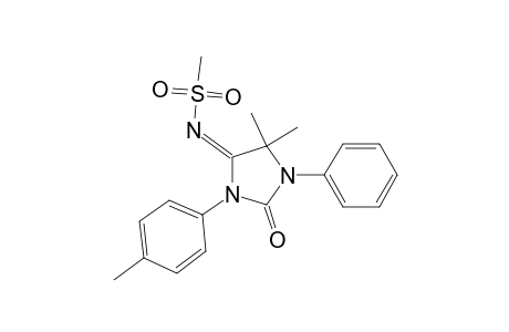 N-[5,5-Dimethyl-3-(4-methylphenyl)-2-oxo-1-phenyl-4-imidazolidinylidene]methanesulfonamide