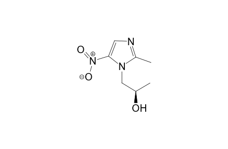 (-)-(R)-1-(2-methyl-5-nitro-imidazol-1-yl)-propan-2-ol