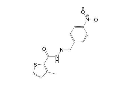 3-methyl-N'-[(E)-(4-nitrophenyl)methylidene]-2-thiophenecarbohydrazide