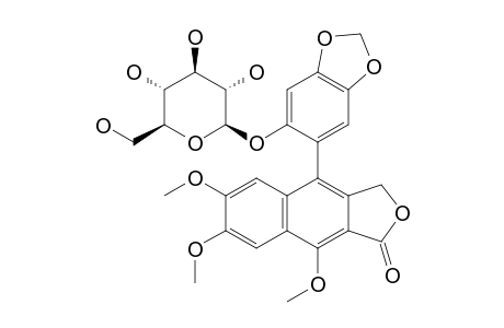 JUSTICIDINOSIDE-A;JUSTICIDIN-C-6'-O-BETA-D-GLUCOPYRANOSIDE