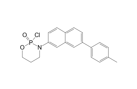 2H-1,3,2-Oxazaphosphorine, 2-chlorotetrahydro-3-(4-methylphenyl)-6-(2-naphthalenyl)-, 2-oxide