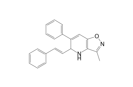 3-Methyl-5-(2-phenylethenyl)-6-phenyl-4,5-dihydroisoxazolo[4,5-b]pyridine