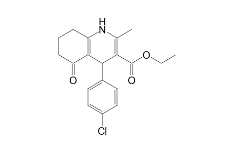 4-(4-Chlorophenyl)-2-methyl-5-oxo-4,6,7,8-tetrahydro-1H-quinoline-3-carboxylic acid ethyl ester