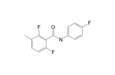 2,6-Difluoro-3-methylbenzamide, N-(4-fluorophenyl)-