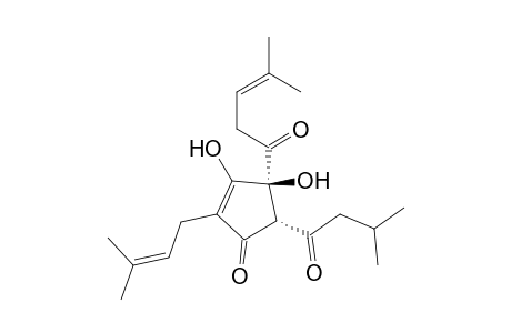 2-Cyclopenten-1-one, 3,4-dihydroxy-2-(3-methyl-2-butenyl)-5-(3-methyl-1-oxobutyl)-4-(4-methyl-1-oxo-3-pentenyl)-, cis-