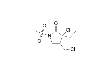 3-Chloro-4-(chloromethyl)-3-ethyl-1-(methylsulfonyl)pyrrolidin-2-one