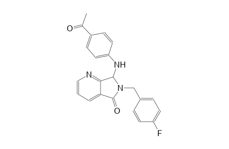 5H-pyrrolo[3,4-b]pyridin-5-one, 7-[(4-acetylphenyl)amino]-6-[(4-fluorophenyl)methyl]-6,7-dihydro-