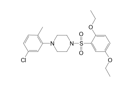Piperazine, 1-(5-chloro-2-methylphenyl)-4-[(2,5-diethoxyphenyl)sulfonyl]-