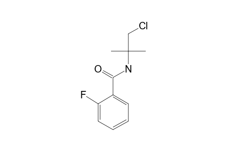 2-FLUORO-BENZOIC-ACID-N-(1-METHYL-1-CHLOROMETHYLETHYL)-AMIDE