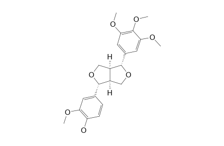 (1R,2S,5R,6S)-2-(3,4,5-TRIMETHOXYPHENYL)-6-(4-HYDROXY-3-METHOXYPHENYL)-3,7-DIOXABICYClO-[3.3.0]-OCTANE