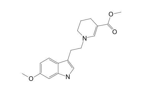 METHYL-1-[2-[3-(6-METHOXYINDOLYL)]-ETHYL]-1,4,5,6-TETRAHYDROPYRIDINE-3-CARBOXYLATE
