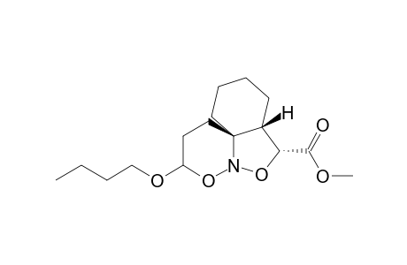 Methyl (2R*,2aS*,6aS*)-9-Butoxyoctahydro-1,10-dioxa-10a-azacyclohex[c]indene-2-cerboxylate