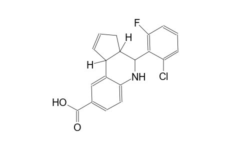 3H-cyclopenta[c]quinoline-8-carboxylic acid, 4-(2-chloro-6-fluorophenyl)-3a,4,5,9b-tetrahydro-, (3aS,4R,9bR)-