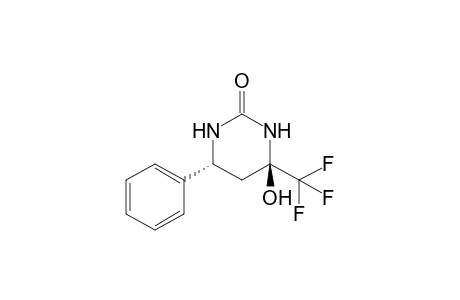 (4R,6R)-4-hydroxy-6-phenyl-4-(trifluoromethyl)-1,3-diazinan-2-one