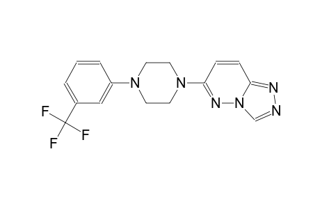 [1,2,4]triazolo[4,3-b]pyridazine, 6-[4-[3-(trifluoromethyl)phenyl]-1-piperazinyl]-