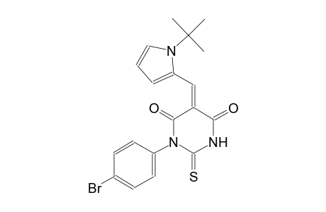 (5Z)-1-(4-bromophenyl)-5-[(1-tert-butyl-1H-pyrrol-2-yl)methylene]-2-thioxodihydro-4,6(1H,5H)-pyrimidinedione
