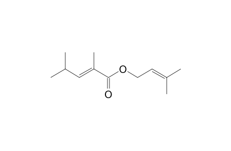 2-Pentenoic acid, 2,4-dimethyl-, 3-methyl-2-butenyl ester, (E)-