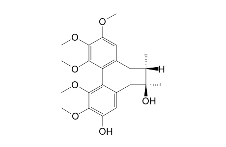 SZ-M0 [(7S,8S,R-biar)-6,7,8,9-tetrahydro-1,2,12,13,14-pentamethoxy-7,8-dimethyl-3.7-dibenzo[a,c]cyclooctenediol]